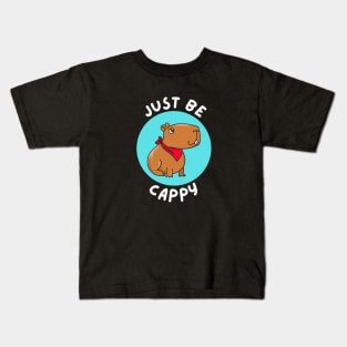 Just Be Cappy | Capybara Pun Kids T-Shirt